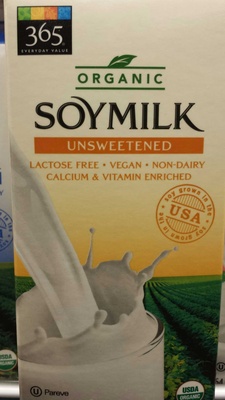 365 Whole Foods Market Organic Unsweetened Soy Milk