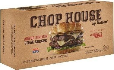 ANGUS BEEF SIRLOIN STEAK BURGER